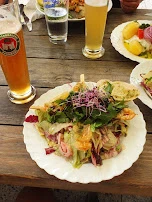Sommersalat Mit Meeresfrüchten